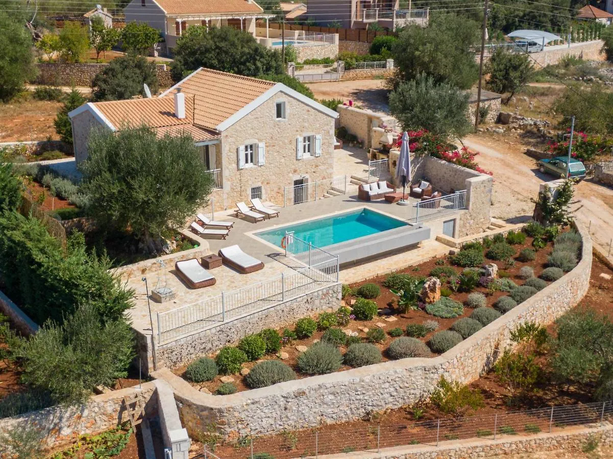 Fiscardo Luxury Stone Villa Alex ,With Sunset View! Fiskardo