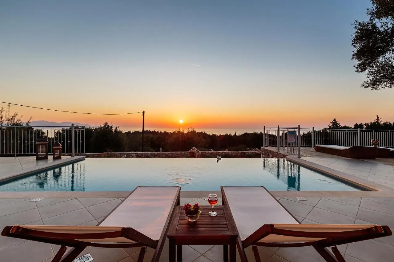 Fiscardo Luxury Stone Villa Alex ,With Sunset View! Fiskardo