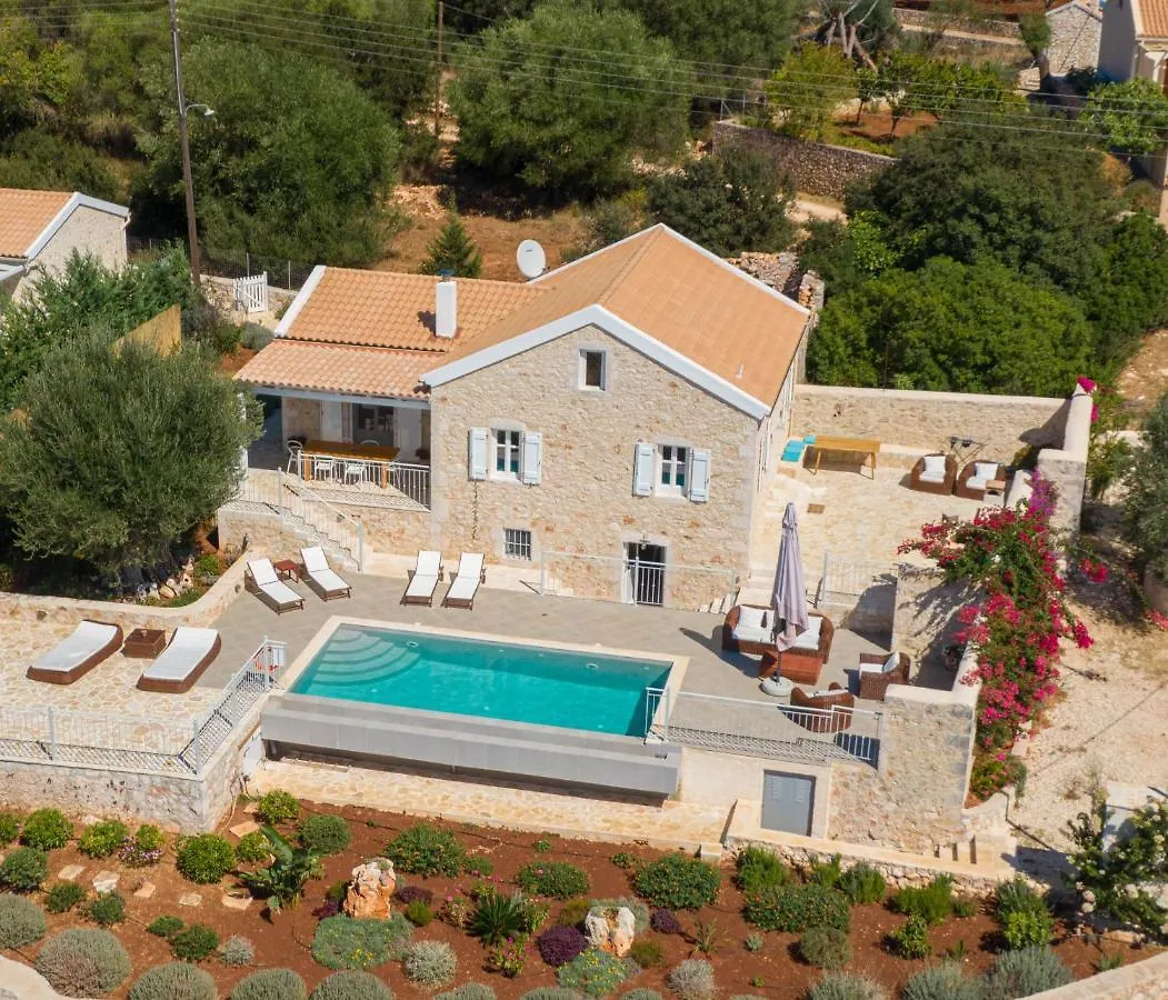 Fiscardo Luxury Stone Villa Alex ,With Sunset View! Fiskardo