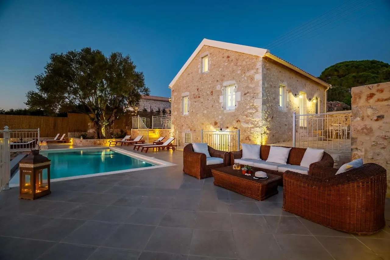 Fiscardo Luxury Stone Villa Alex ,With Sunset View! Fiskardo