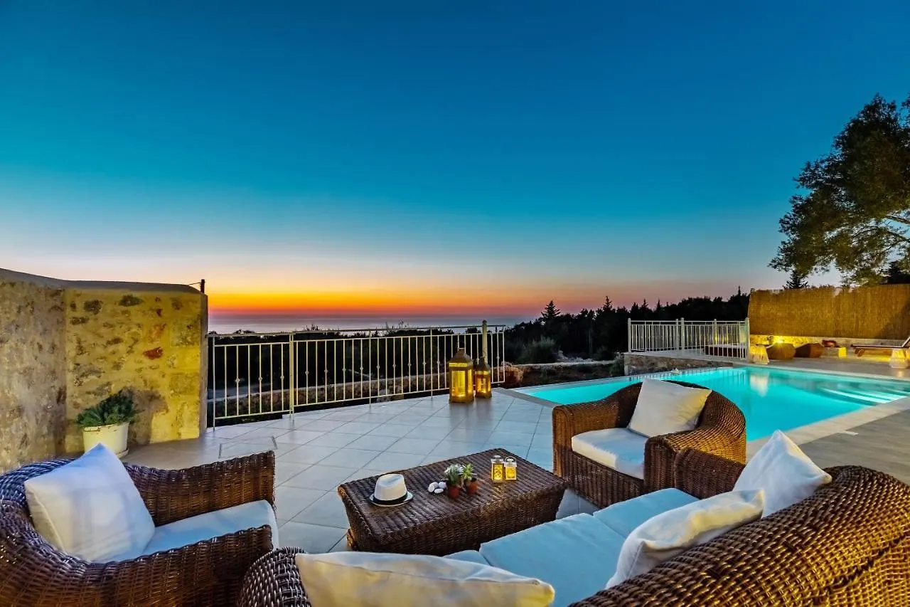 Fiscardo Luxury Stone Villa Alex ,With Sunset View! Fiskardo