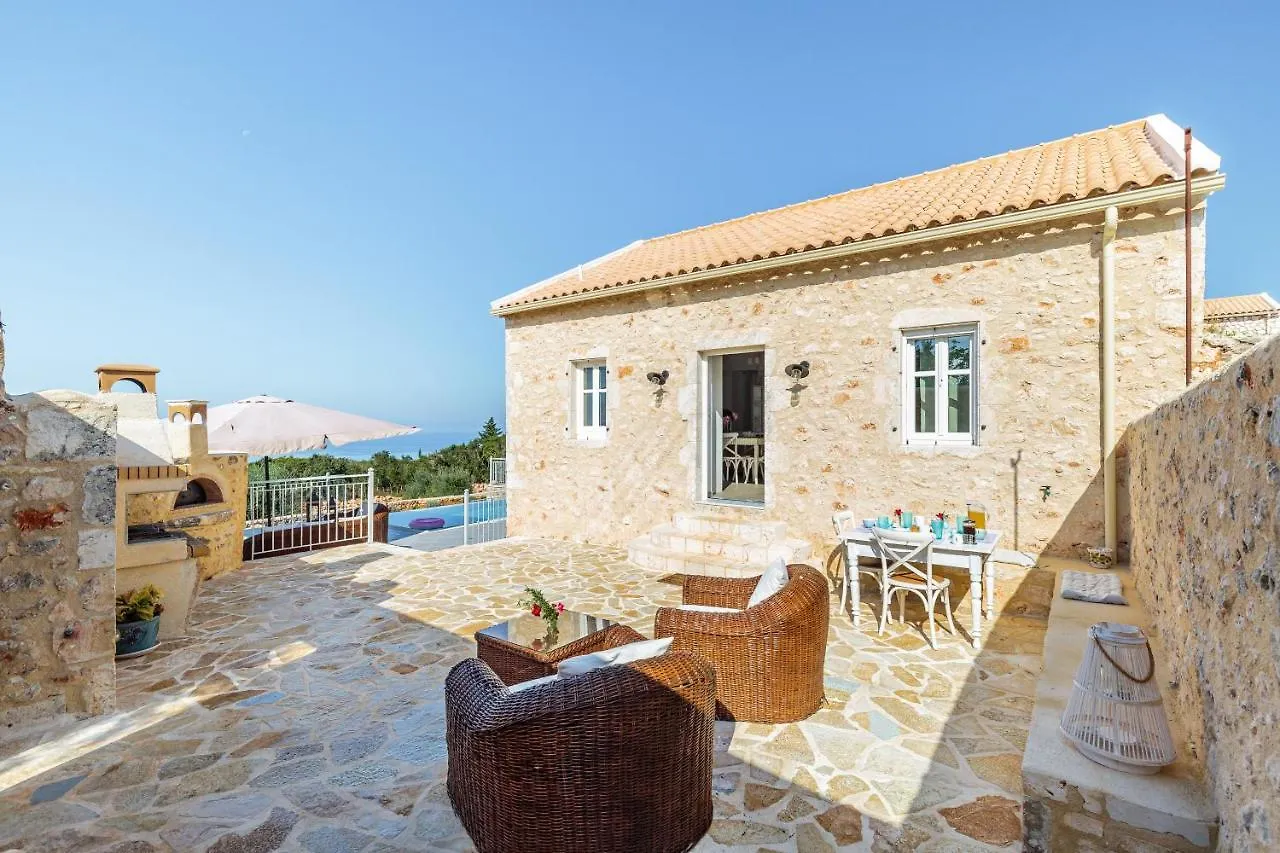 Fiscardo Luxury Stone Villa Alex ,With Sunset View! Fiskardo Řecko